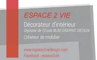 Logo de Espace 2 Vie | Décorateur Intérieur - Ploermel - Josselin - Vannes